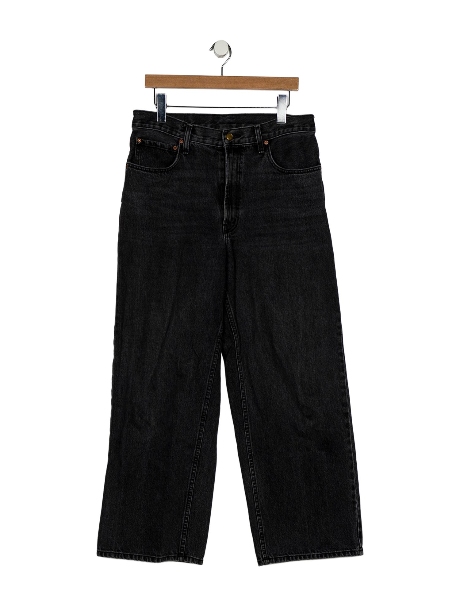 B Sides High-Rise Wide Leg Jeans