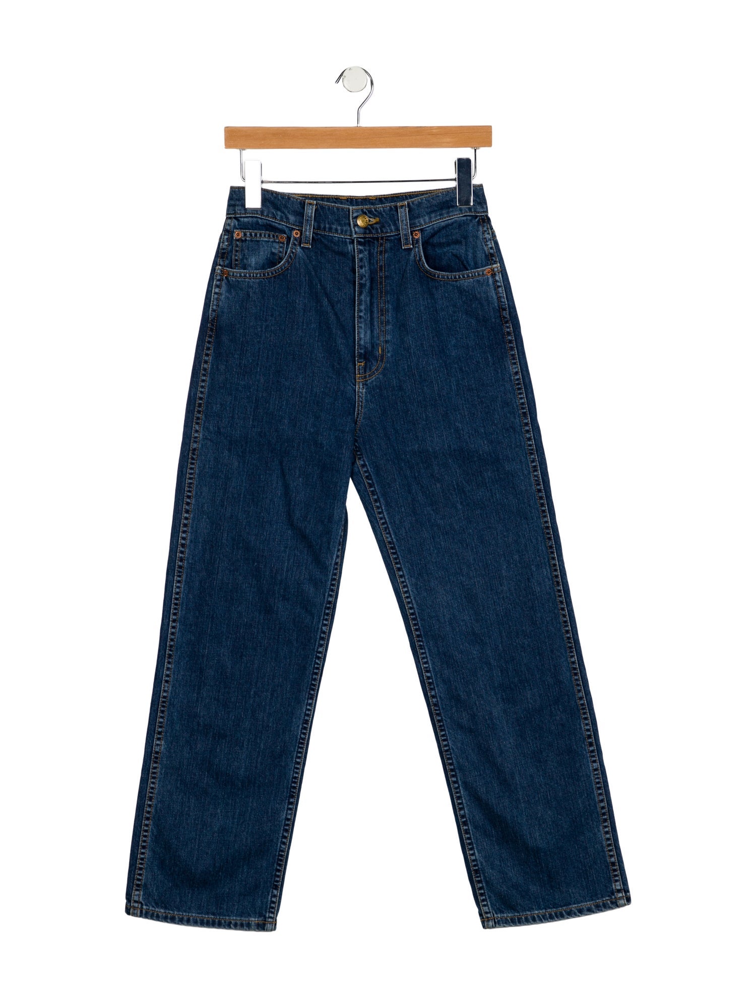 B Sides High-Rise Wide Leg Jeans