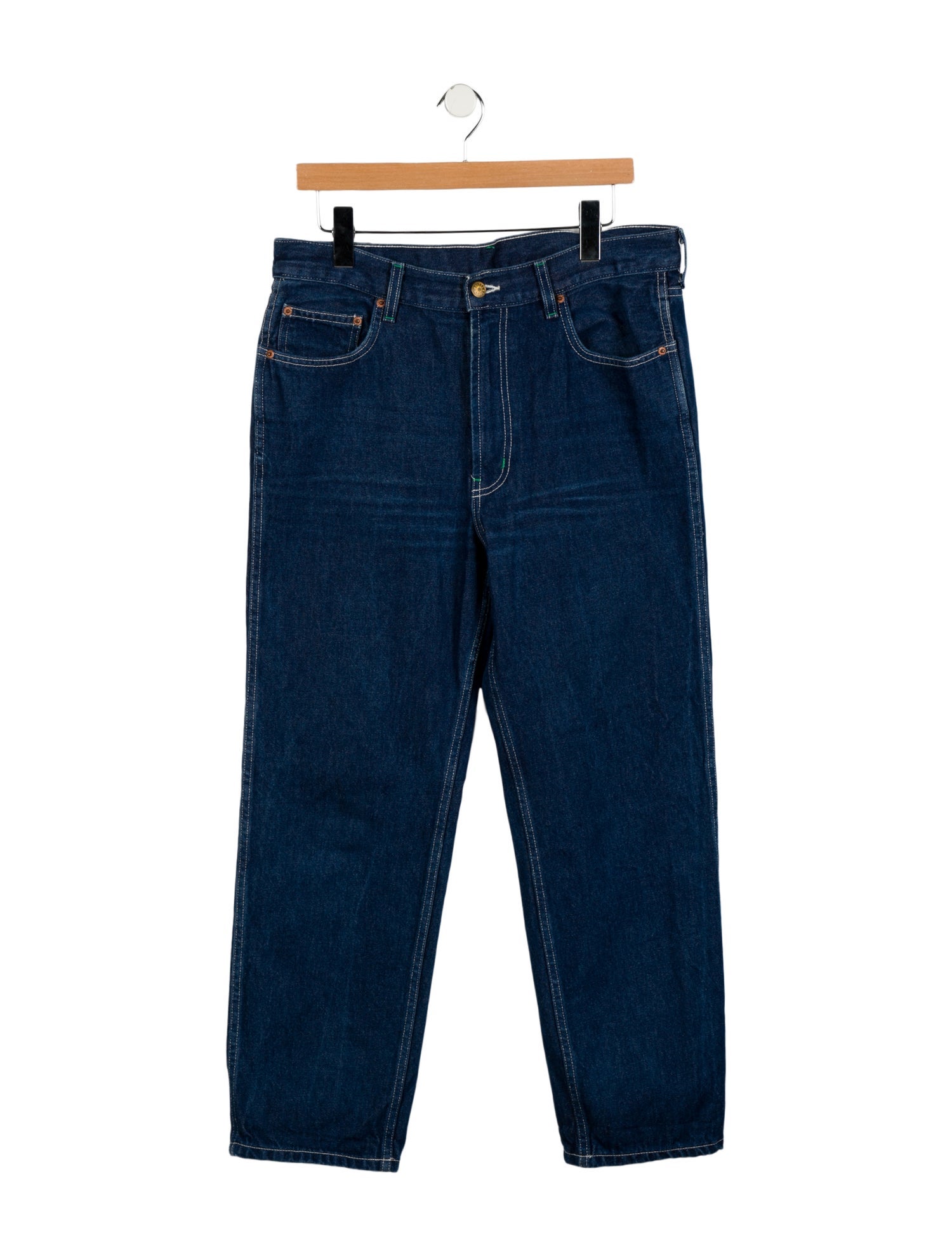 B Sides High-Rise Straight Leg Jeans