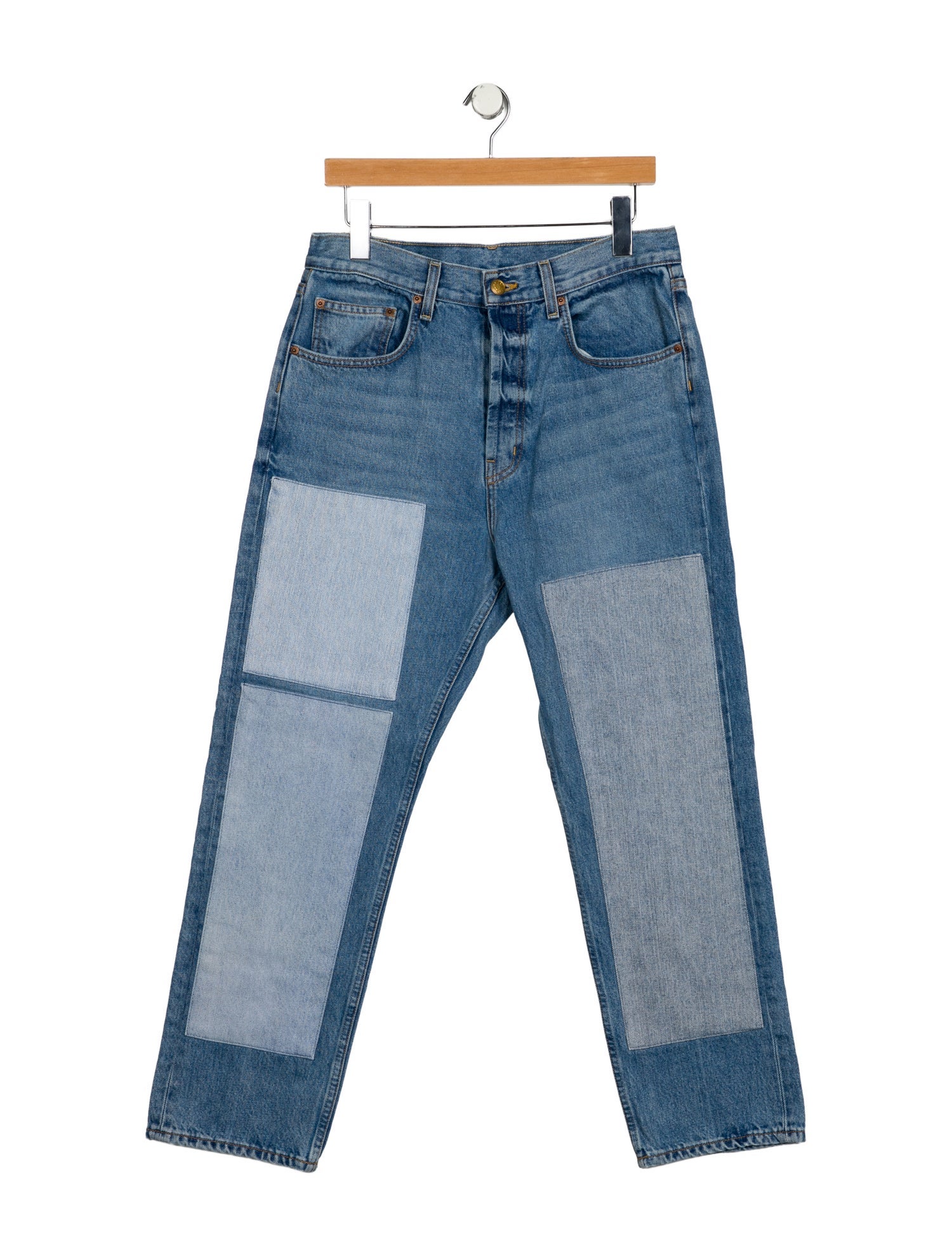 B Sides High-Rise Straight Leg Jeans