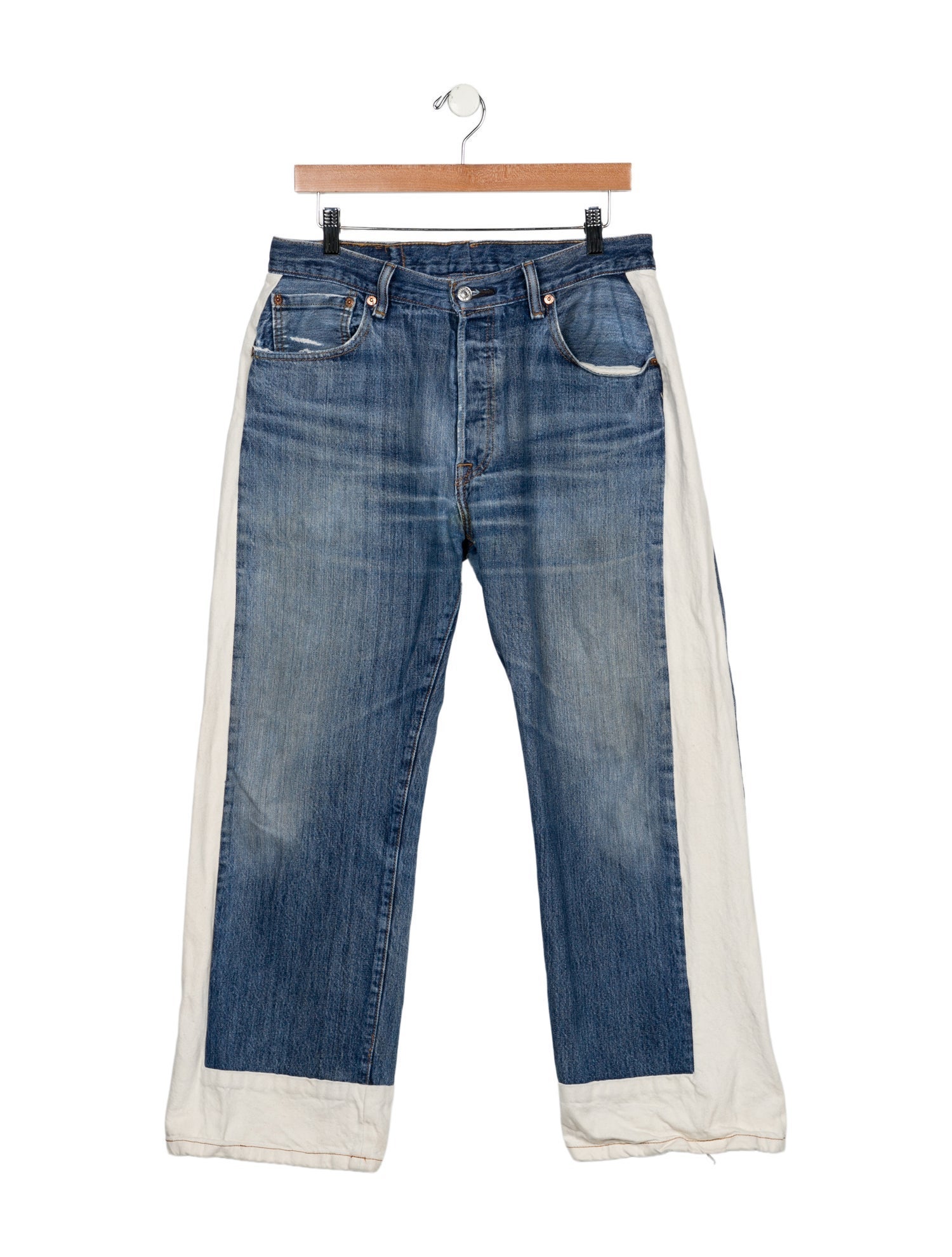 B Sides High-Rise Wide Leg Jeans