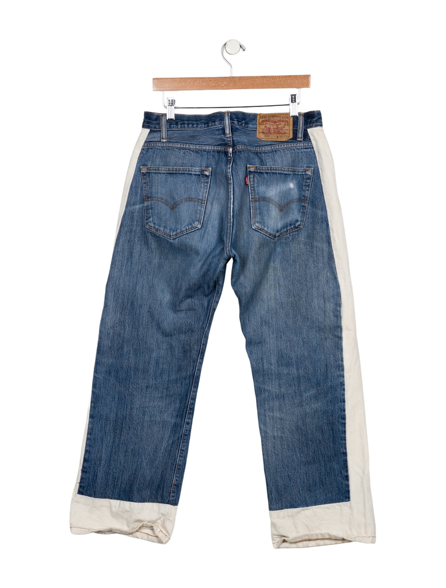 B Sides High-Rise Wide Leg Jeans