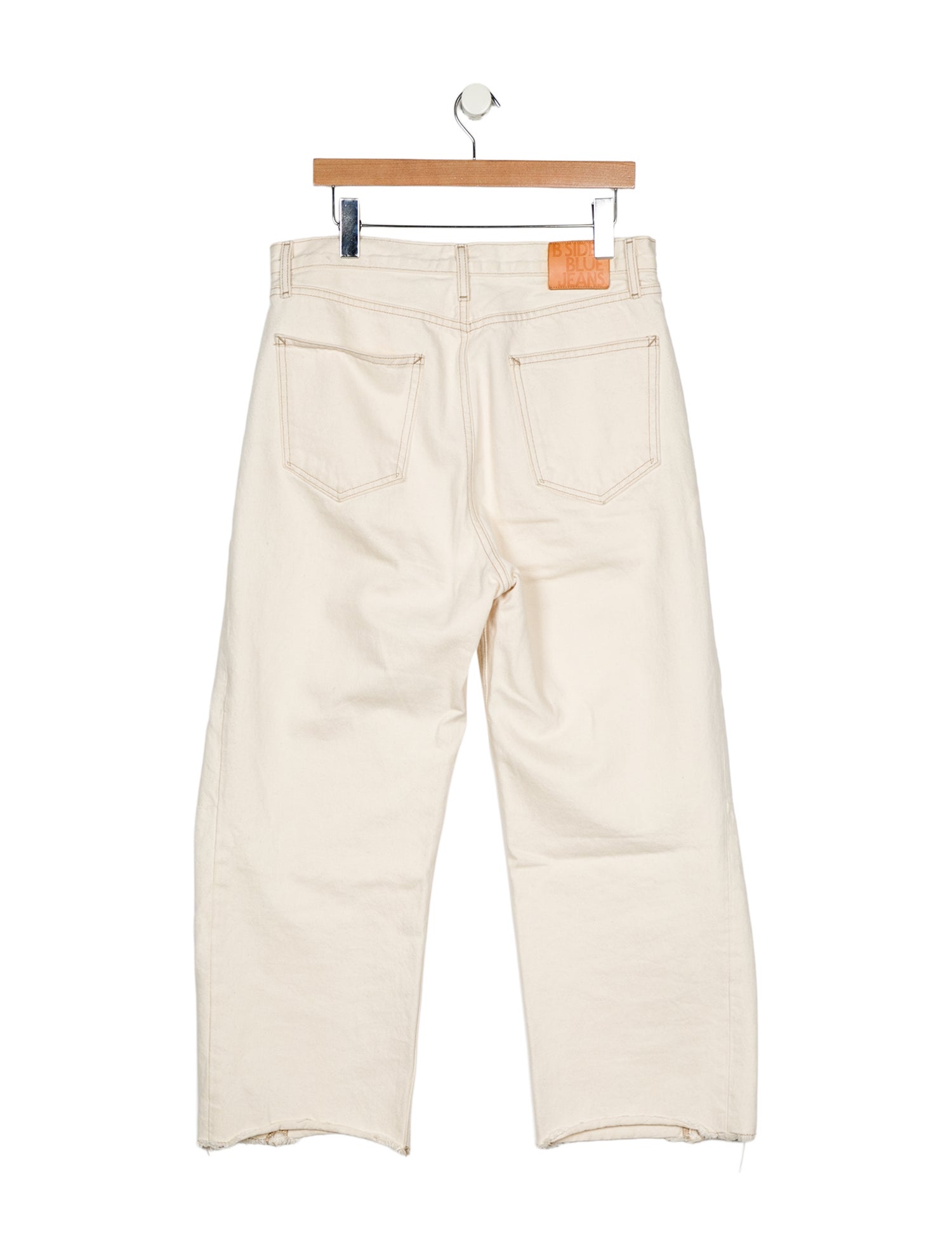 B Sides High-Rise Wide Leg Jeans