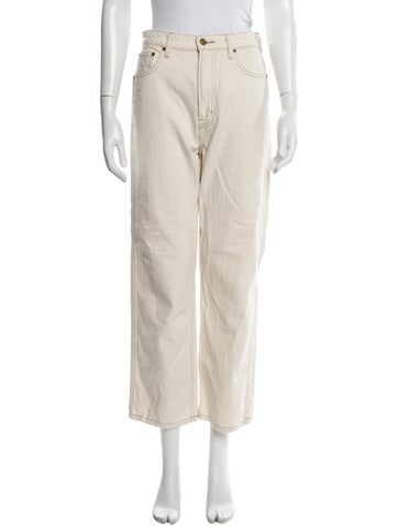 Pre-owned B Sides Straight Leg Pants In Neutral