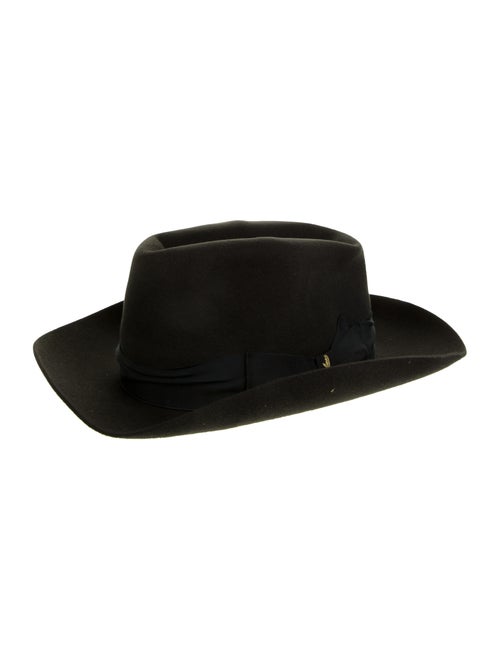 Borsalino Felt Fedora Hat black