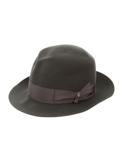 Borsalino Wool Fedora Hat Grey