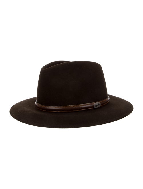 Borsalino Fur Felt Fedora Hat brown
