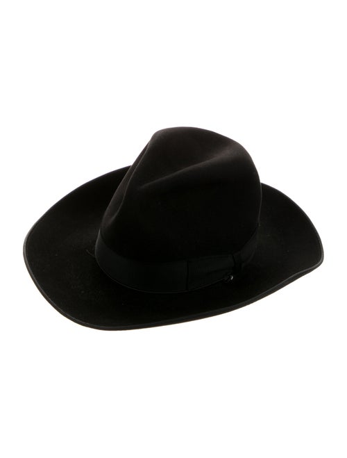 Borsalino Felt Fedora Hat black
