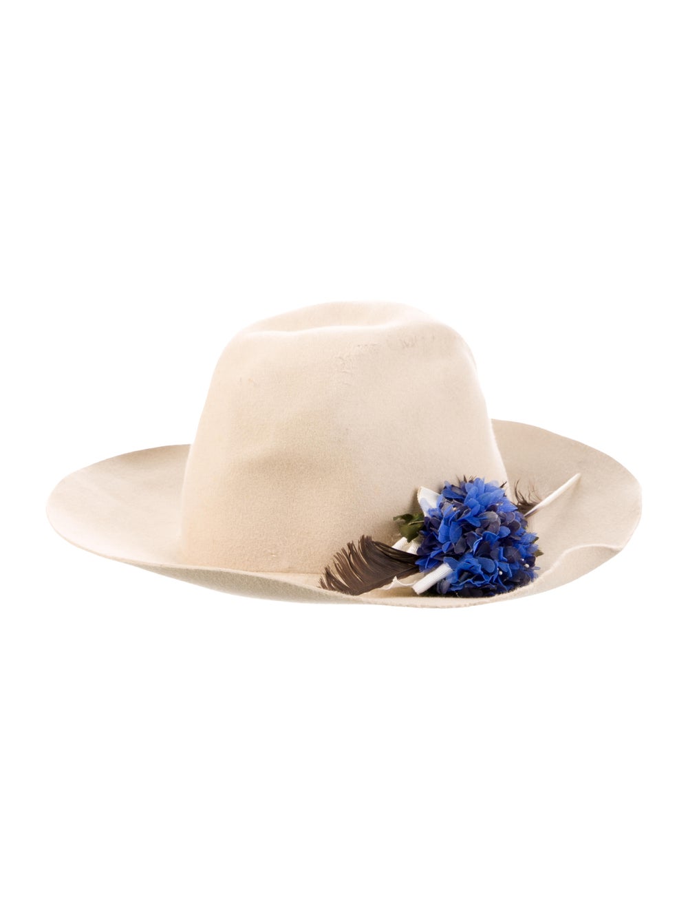 Borsalino Wide Brim Fedora Hat - image 2