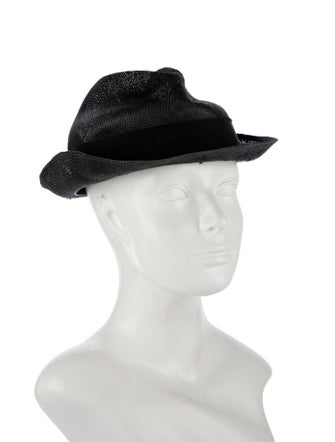 Borsalino Staw Fedora Hat