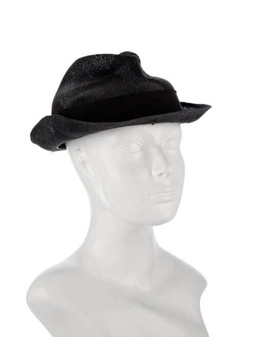 Borsalino Staw Fedora Hat