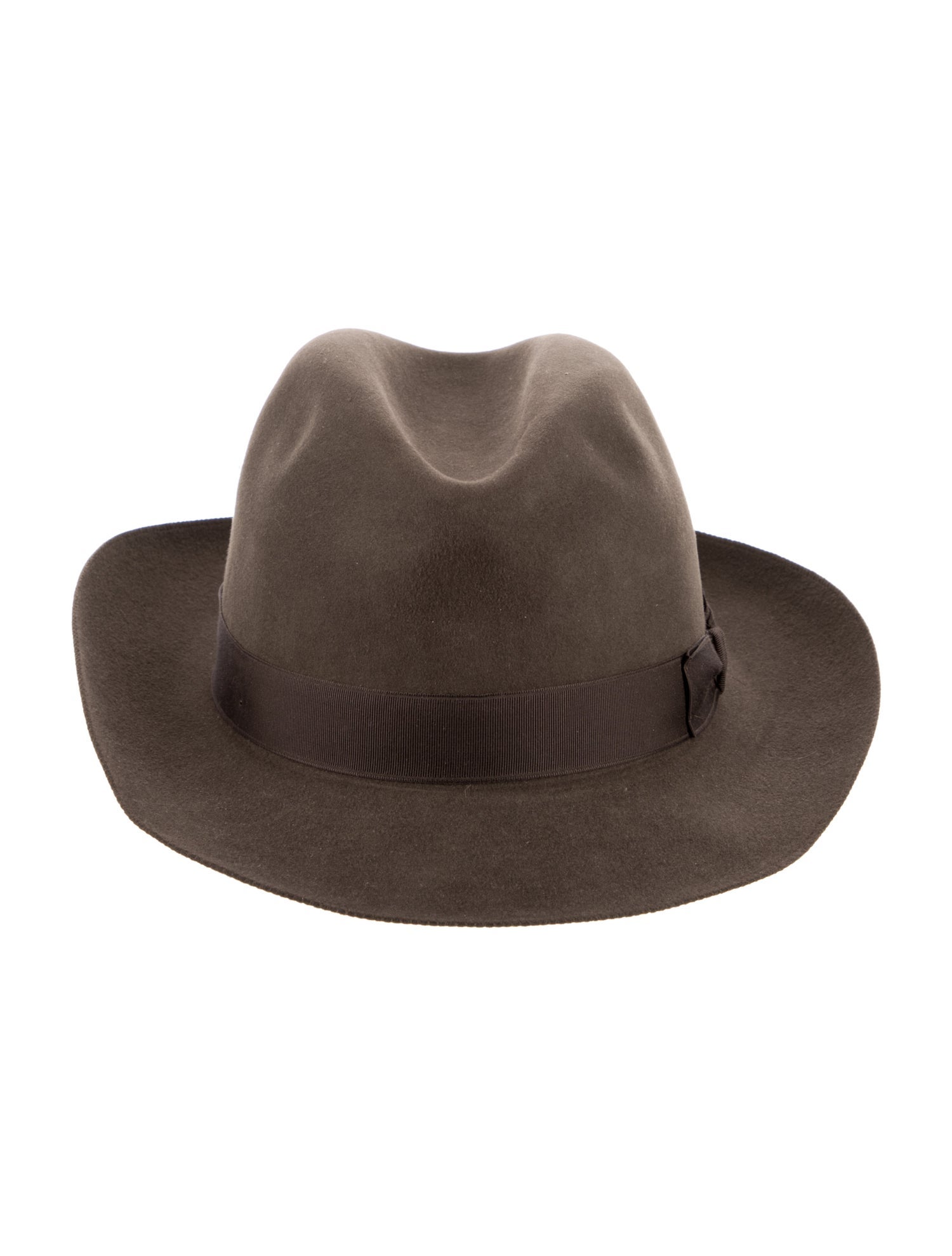 Borsalino Wool-Blend Fedora Hat