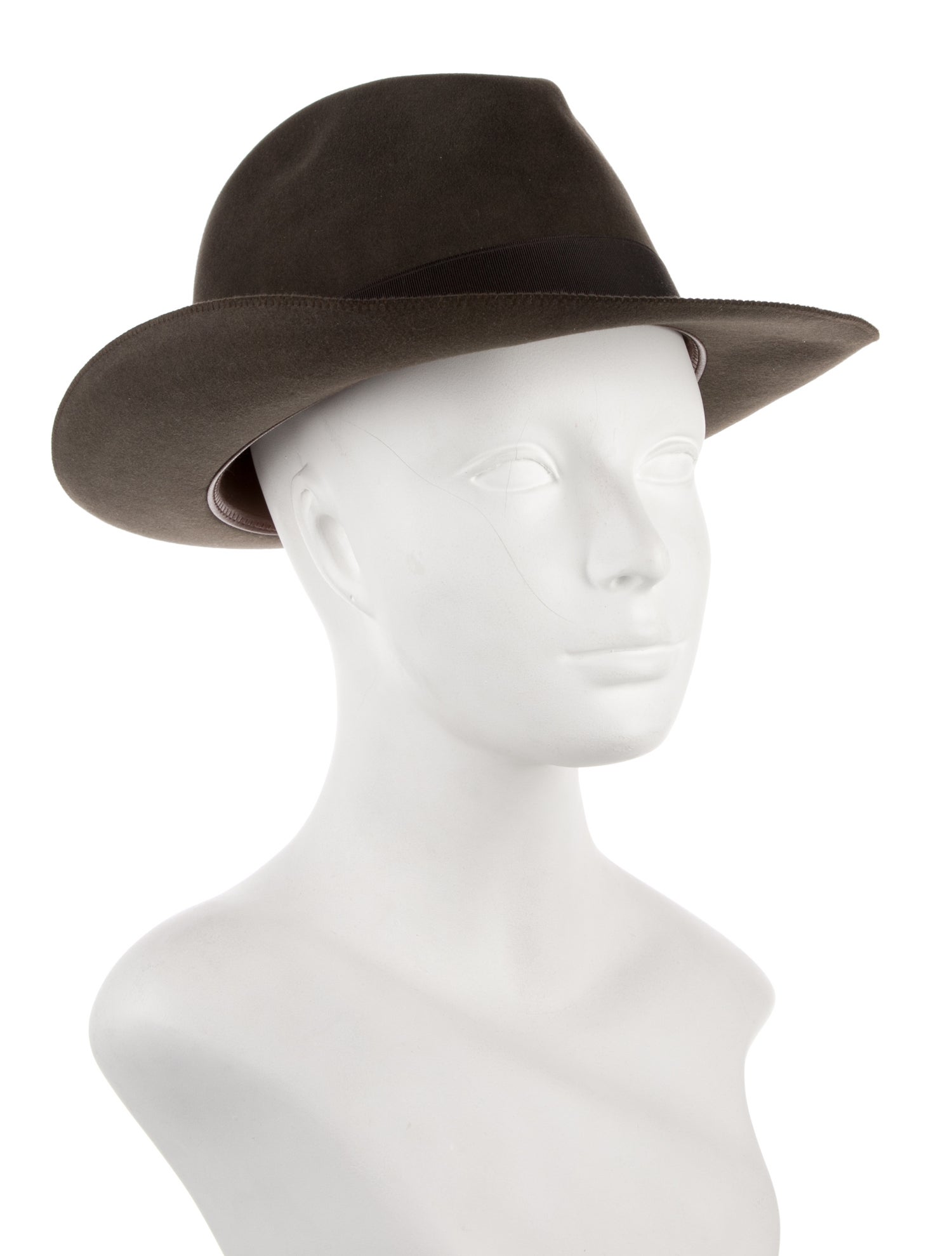 Borsalino Wool-Blend Fedora Hat