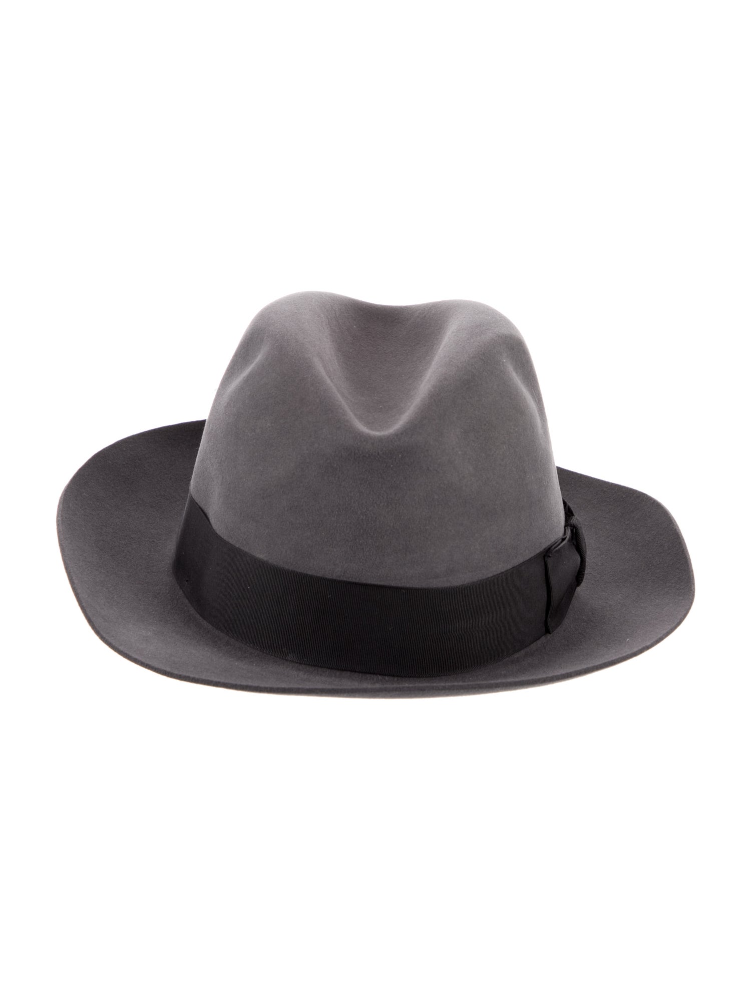 Borsalino Suede Fedora Hat