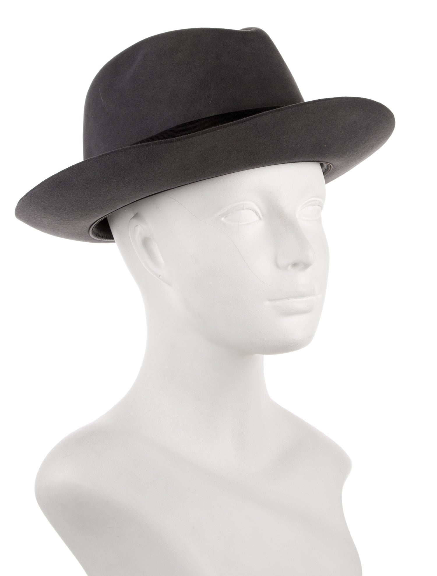 Borsalino Suede Fedora Hat