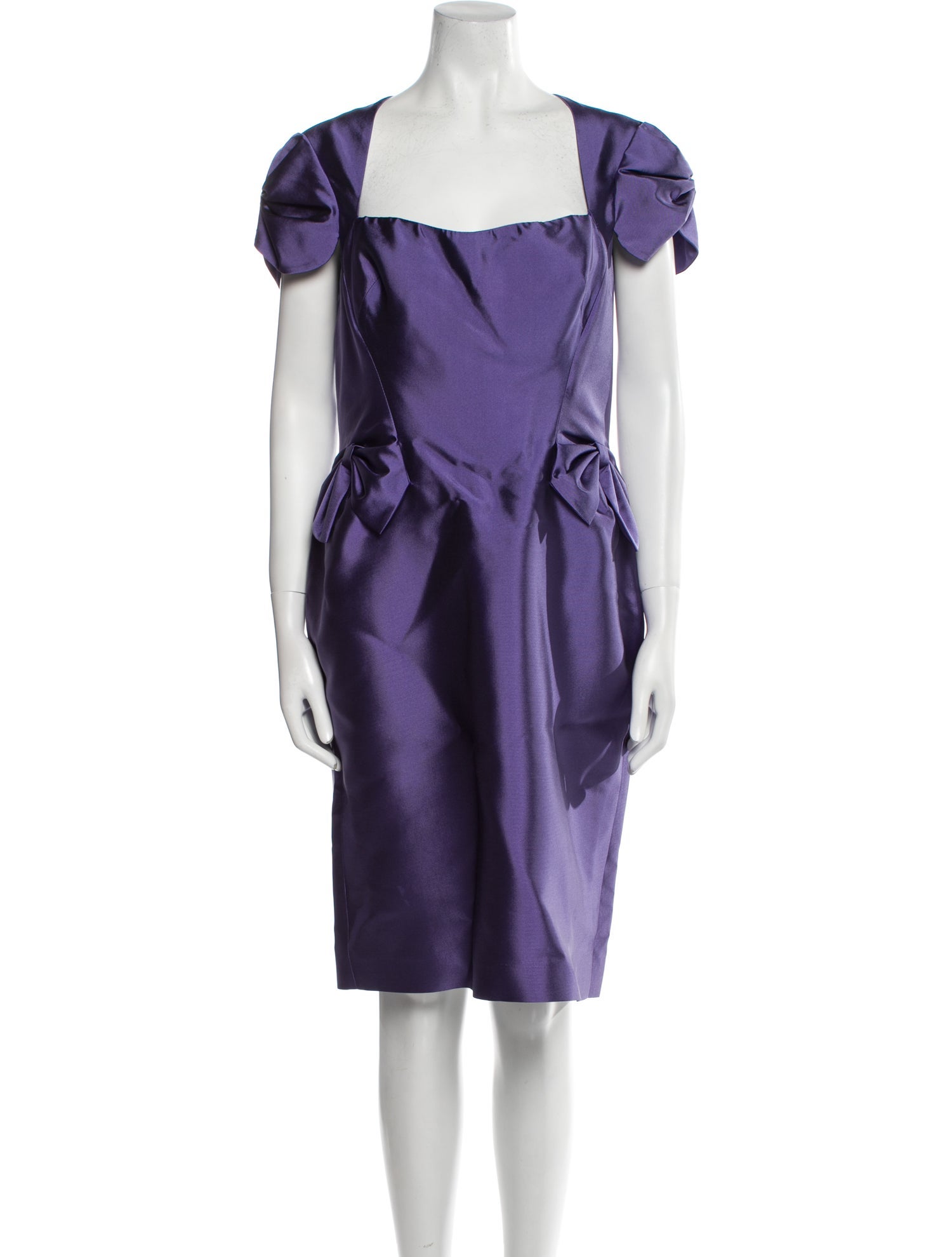 Bellville Sassoon Lorcan Mullany for Neiman Marcus Silk Knee-Length Dress