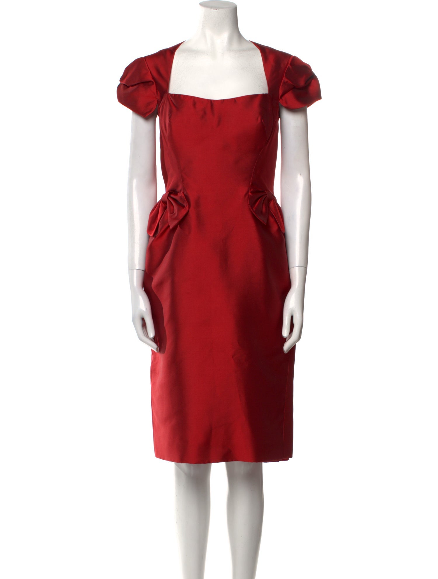 Bellville Sassoon Lorcan Mullany for Neiman Marcus Silk Knee-Length Dress