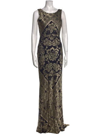 Bellville Sassoon Lorcan Mullany for Neiman Marcus Printed Long Dress