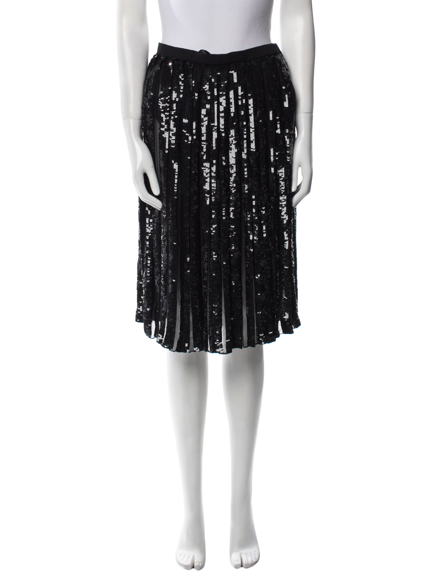 Bellville Sassoon Lorcan Mullany for Neiman Marcus Silk Knee-Length Skirt