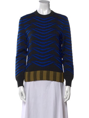 Arthur Arbesser Knitwear Virgin Wool Striped Sweater Us4, It40 | S