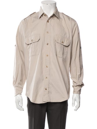 Burberry's House Check Pattern Long Sleeve Shirt
