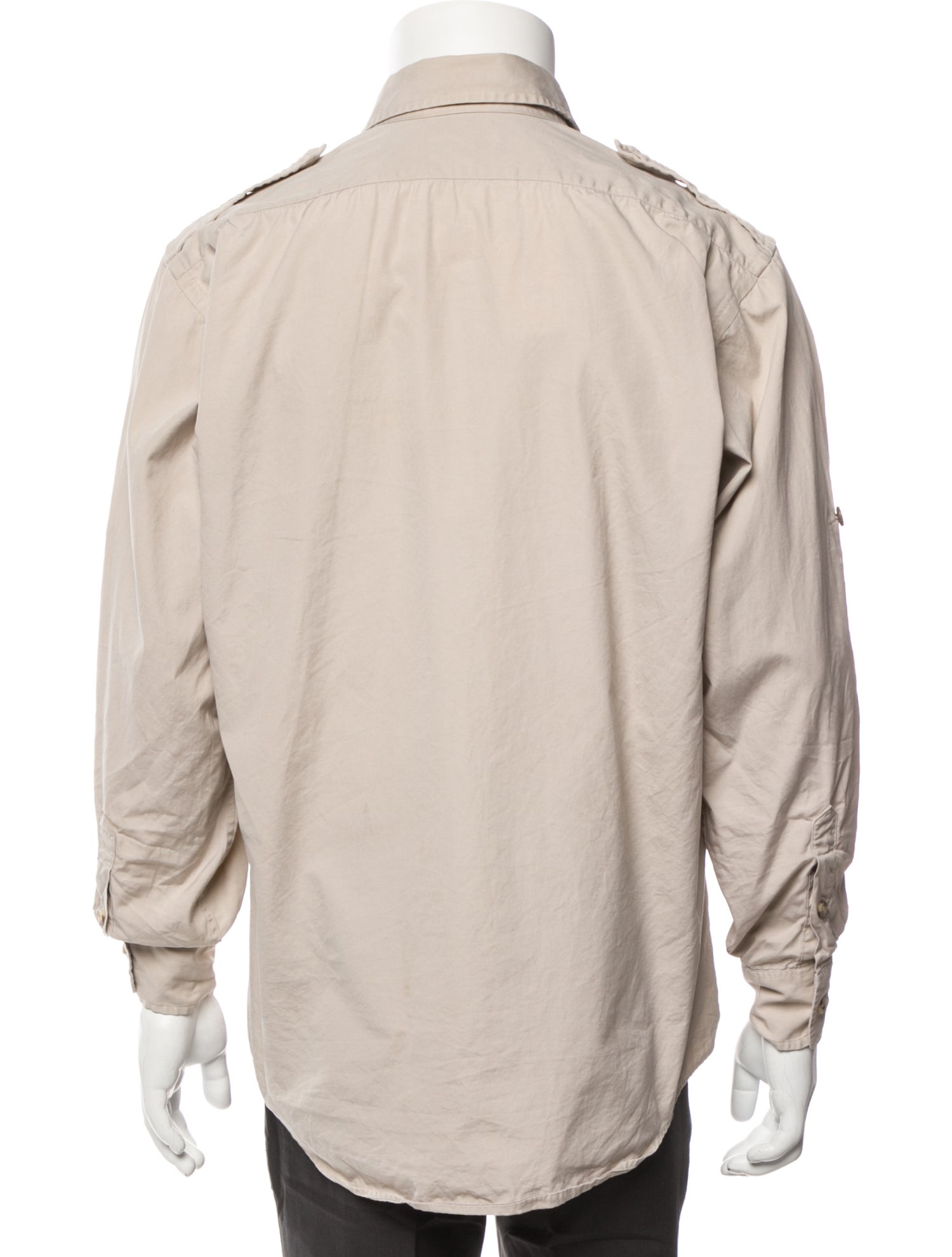 Burberry's House Check Pattern Long Sleeve Shirt