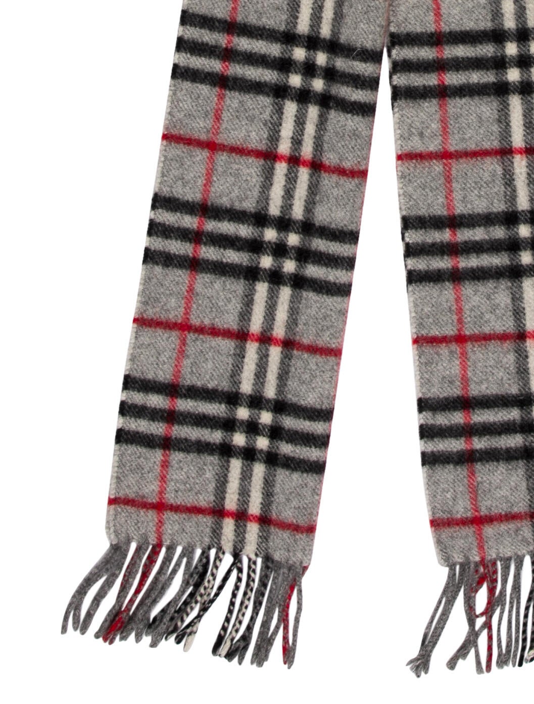 Burberry's Lambswool Plaid Print Scarf