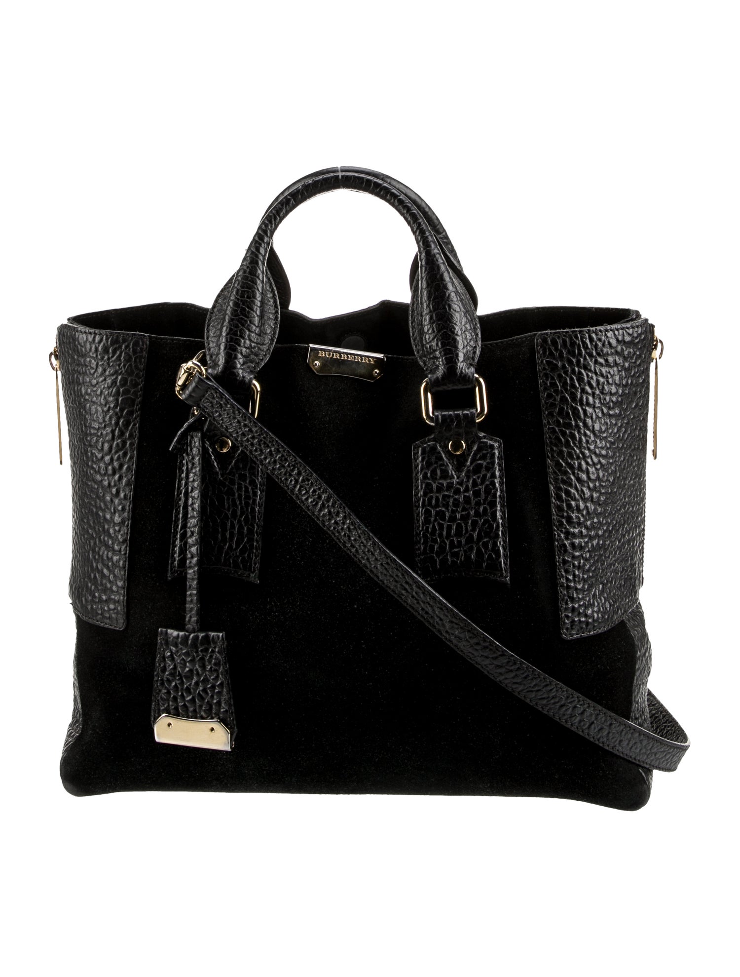 Burberry's Suede Shoulder Bag