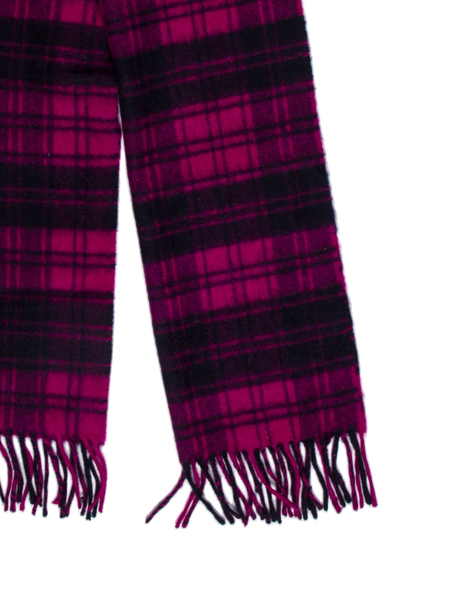 Burberry's Cashmere Plaid Print Scarf