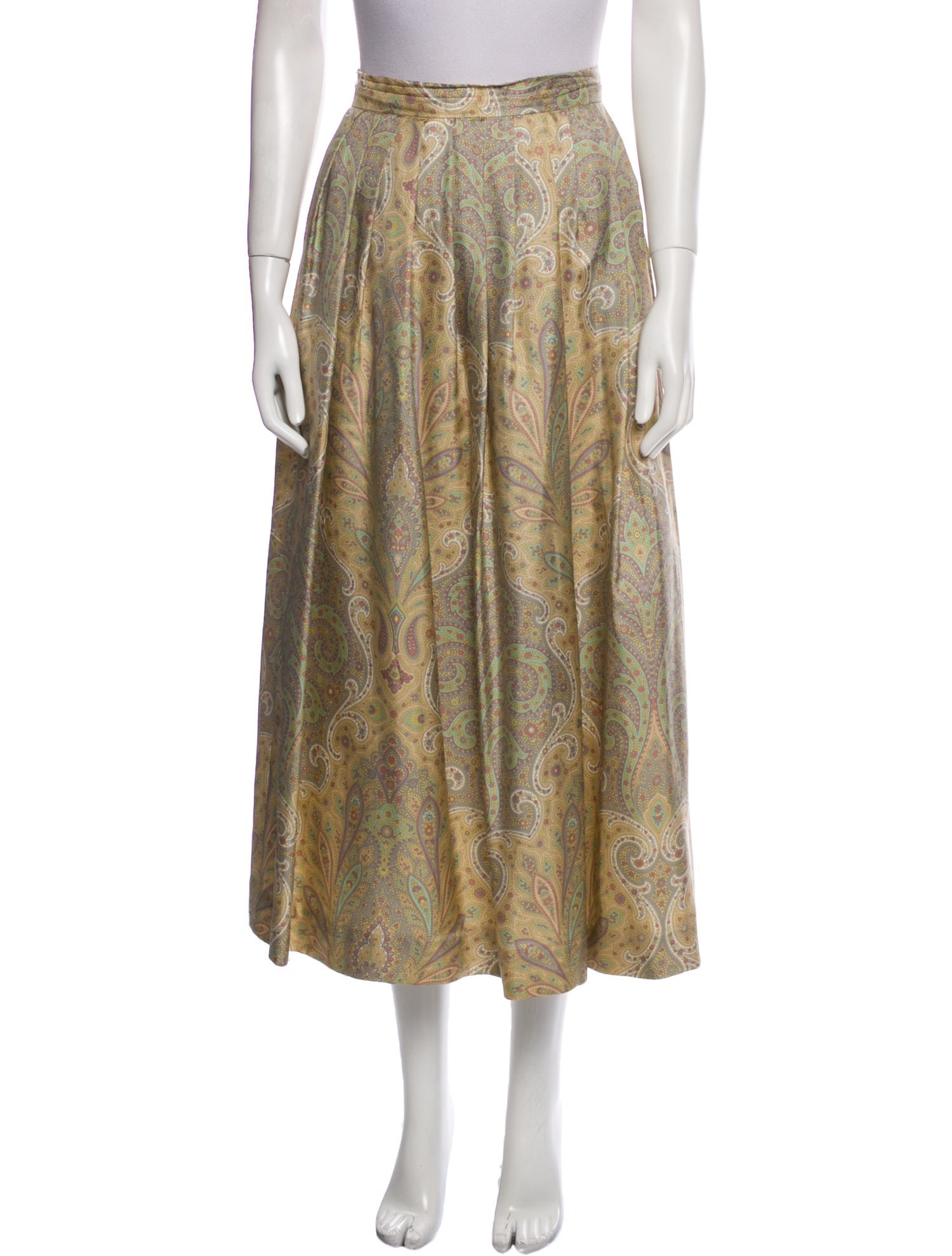 Burberry's Vintage Midi Length Skirt