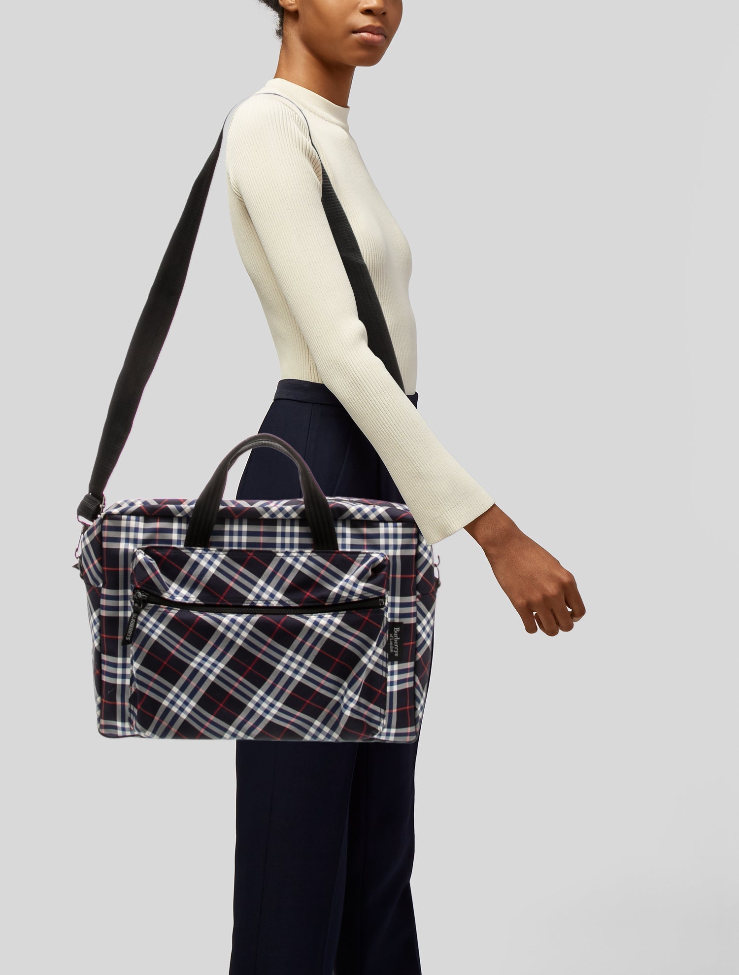 Burberry's House Check Top Handle Bag