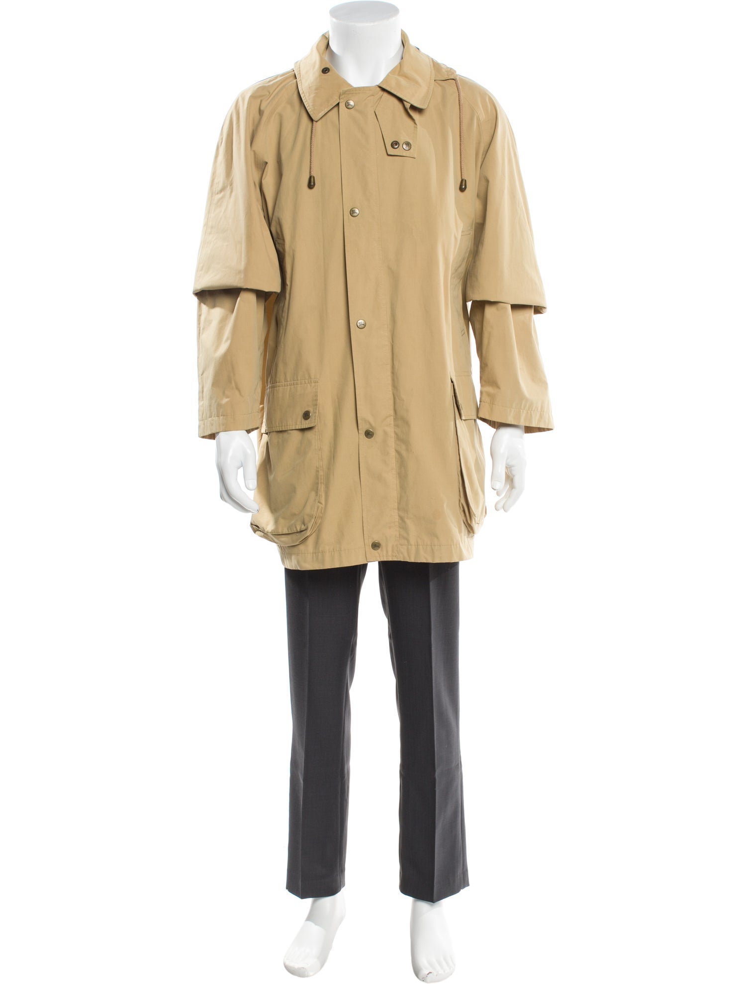 Burberry's Nova Check Pattern Trench Coat