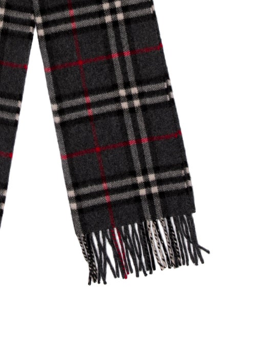 Burberry's Cashmere Nova Check Pattern Scarf