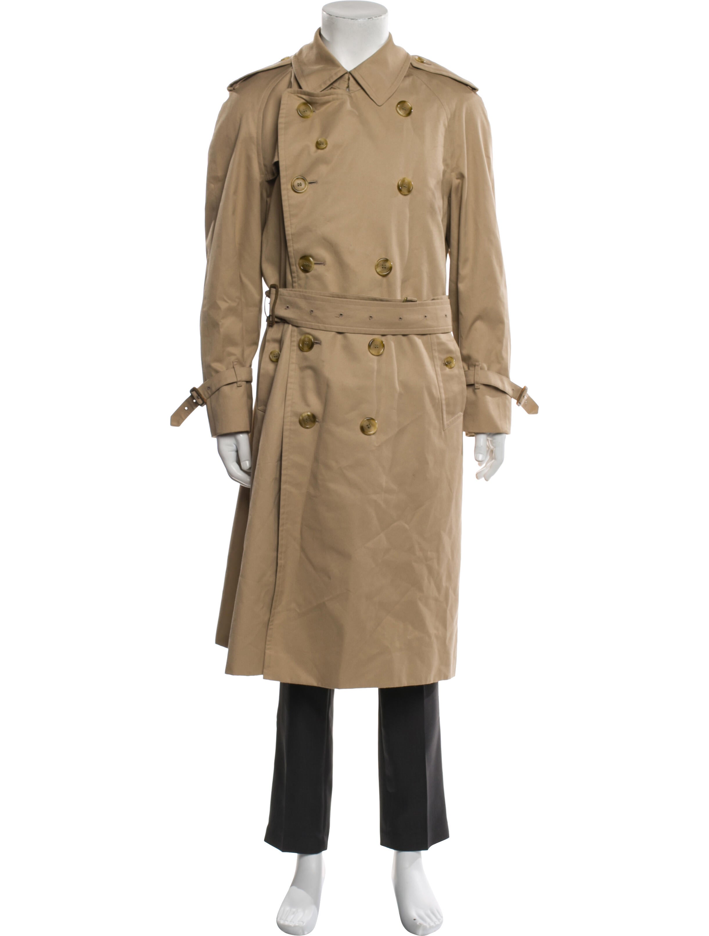Burberry's House Check Pattern Trench Coat