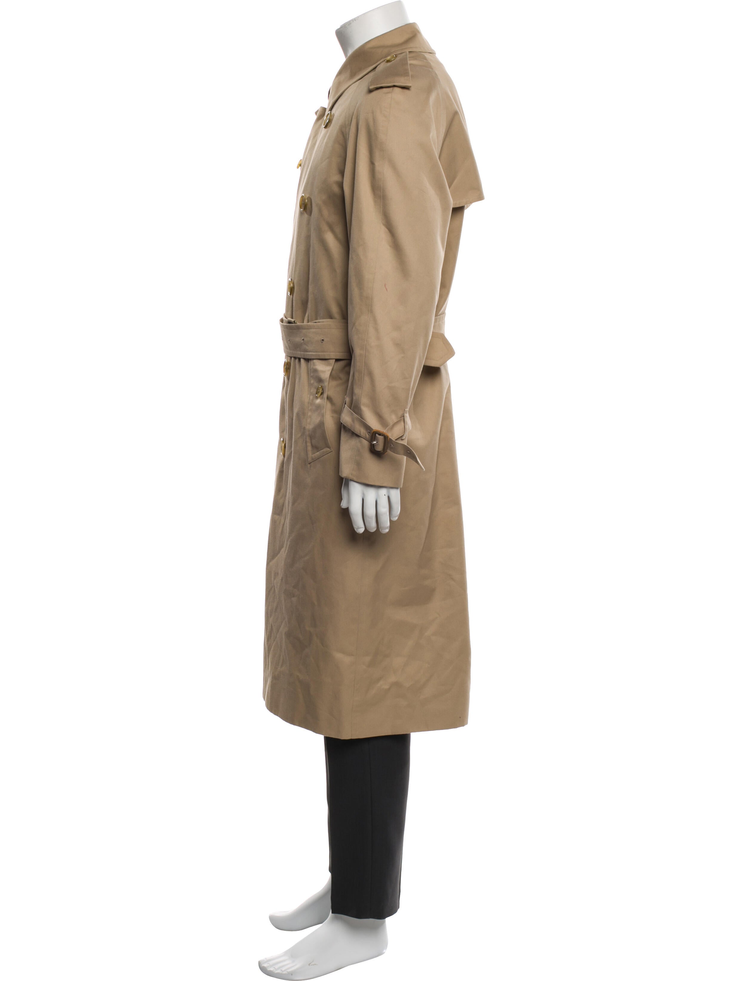 Burberry's House Check Pattern Trench Coat