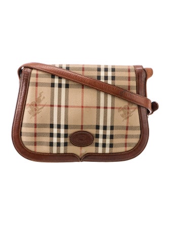 Burberry's Haymarket Check Crossbody Bag Small Vintage