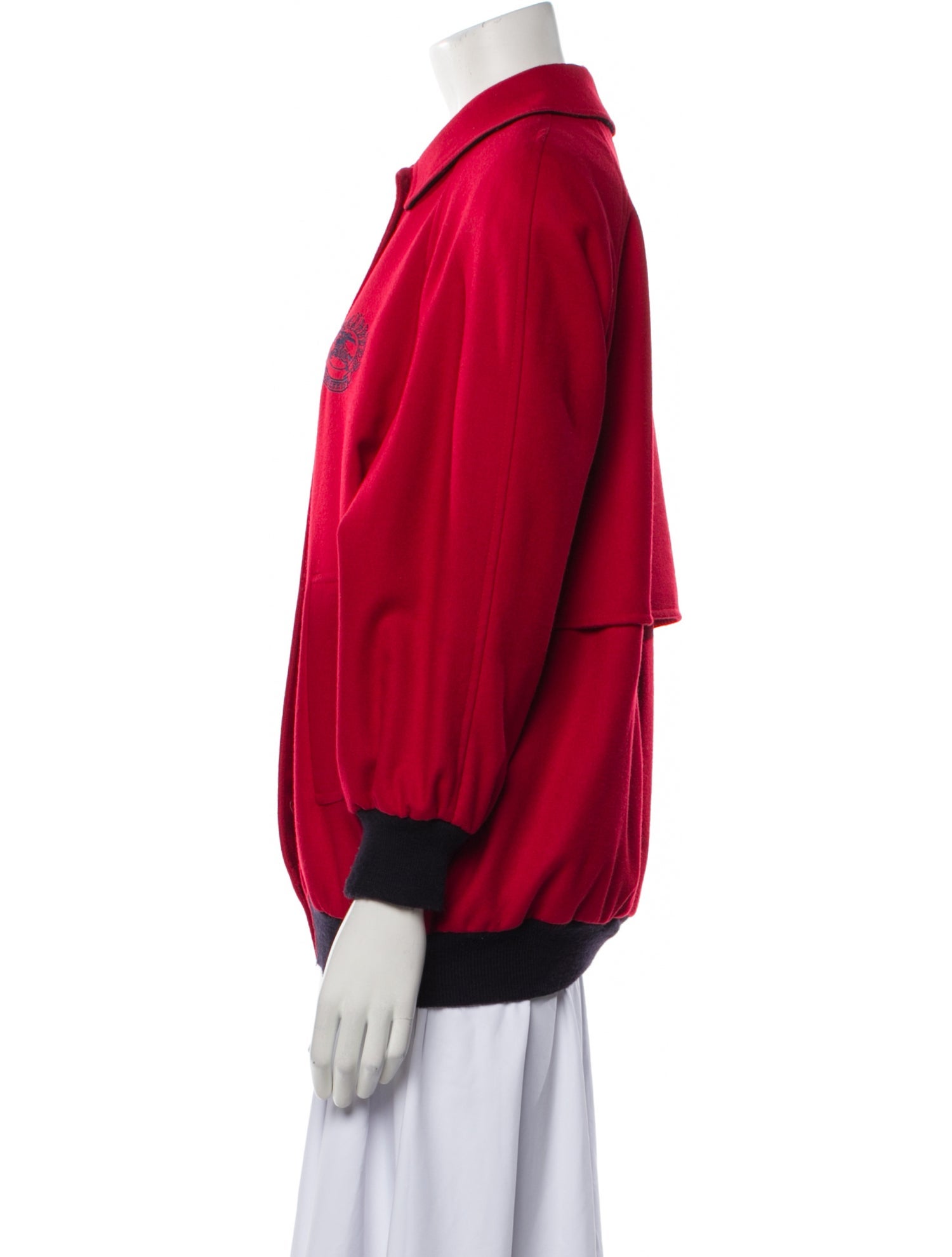 Burberry's Wool Colorblock Pattern Jacket