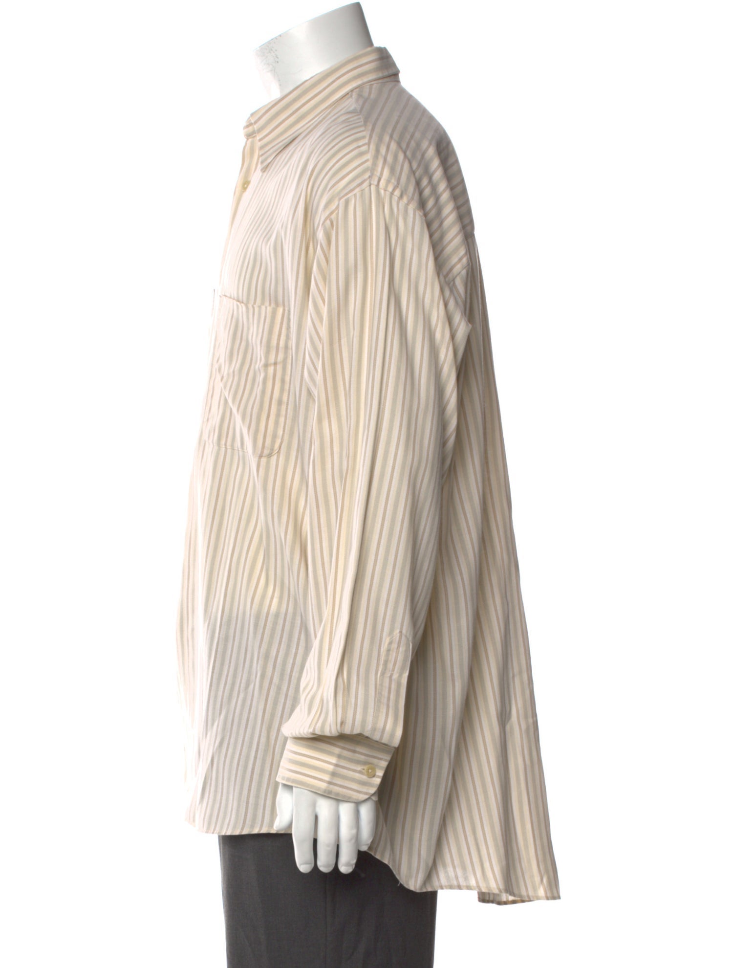 Burberry's Striped Long Sleeve Shirt