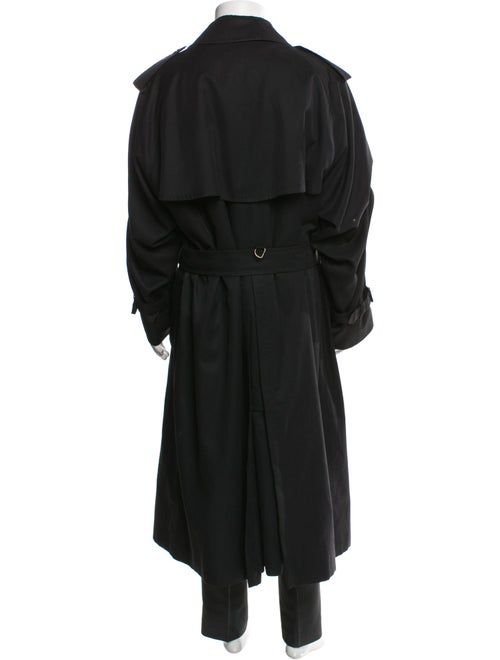 Burberry's Nova Check Pattern Wool Trench Coat