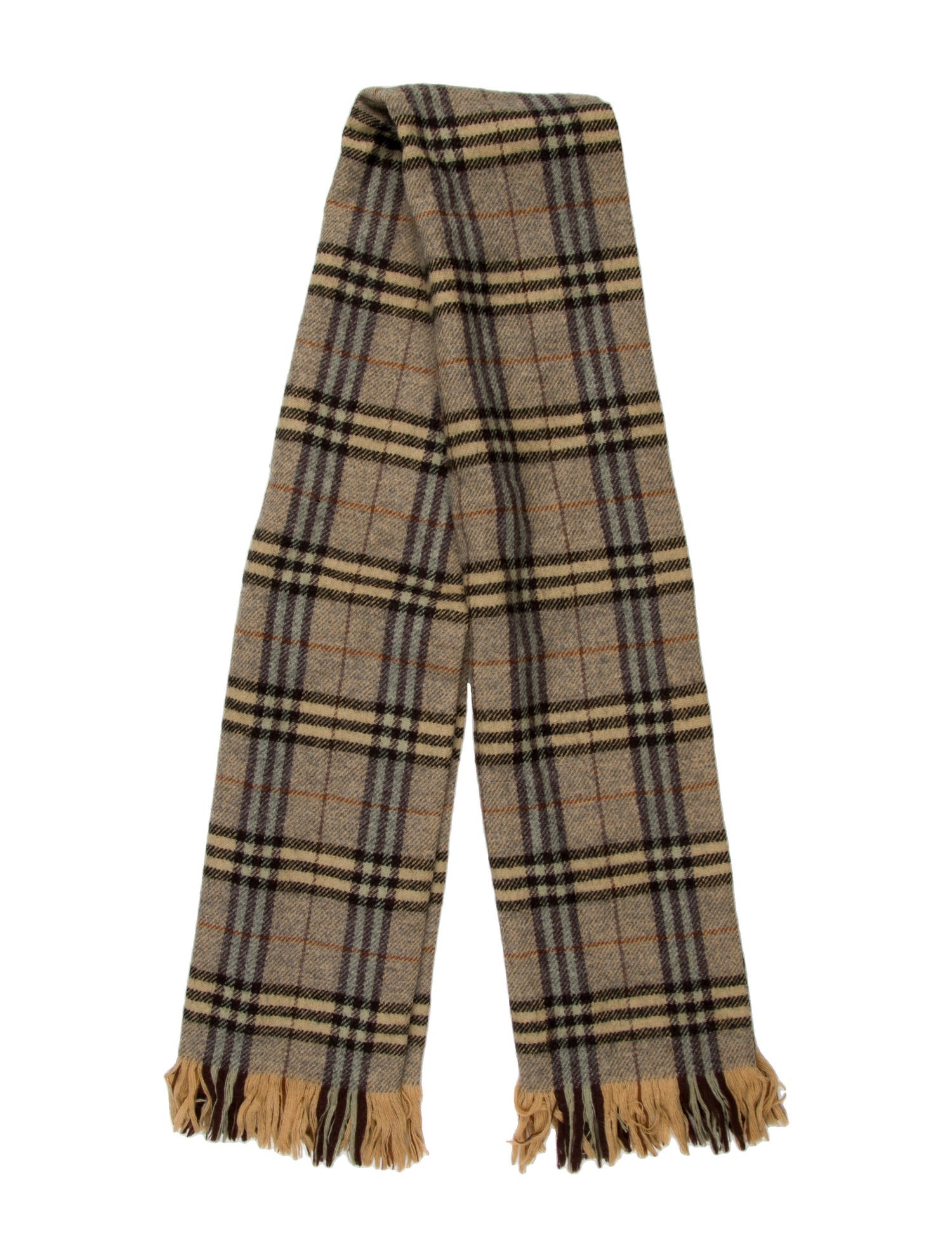 Burberry's Lambswool House Check Pattern Scarf