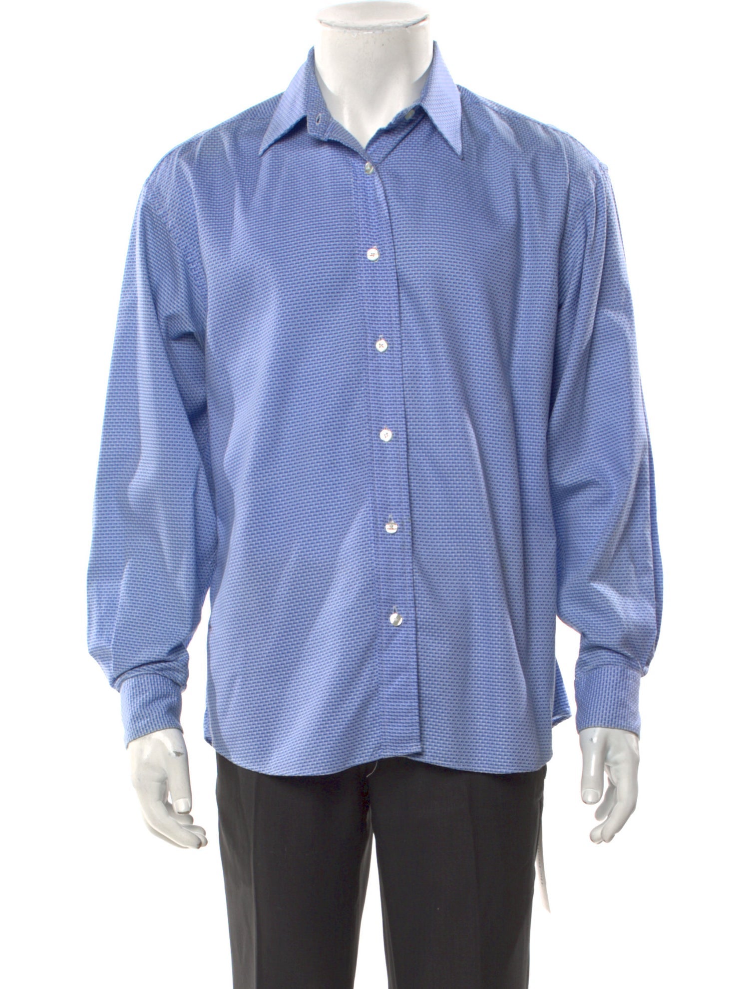 Burberry's Printed Long Sleeve Shirt