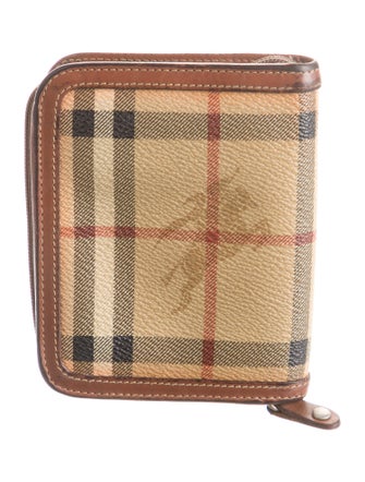 Burberry's Haymarket Check Pattern Printed Bifold Wallet