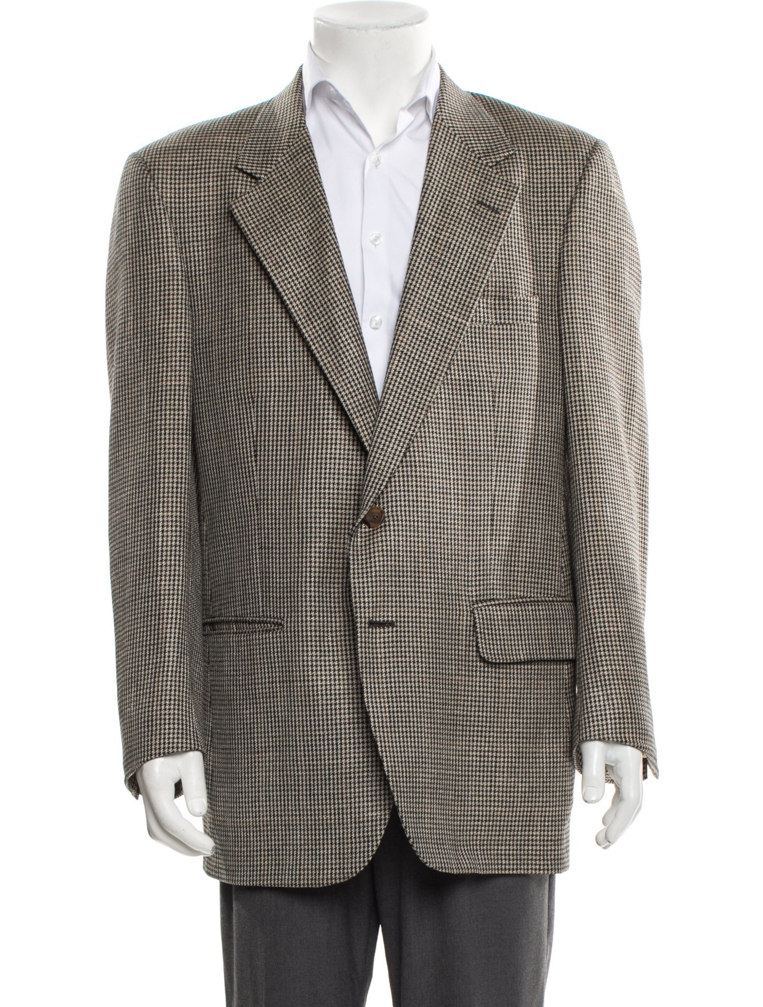 Burberry's Houndstooth Print Blazer