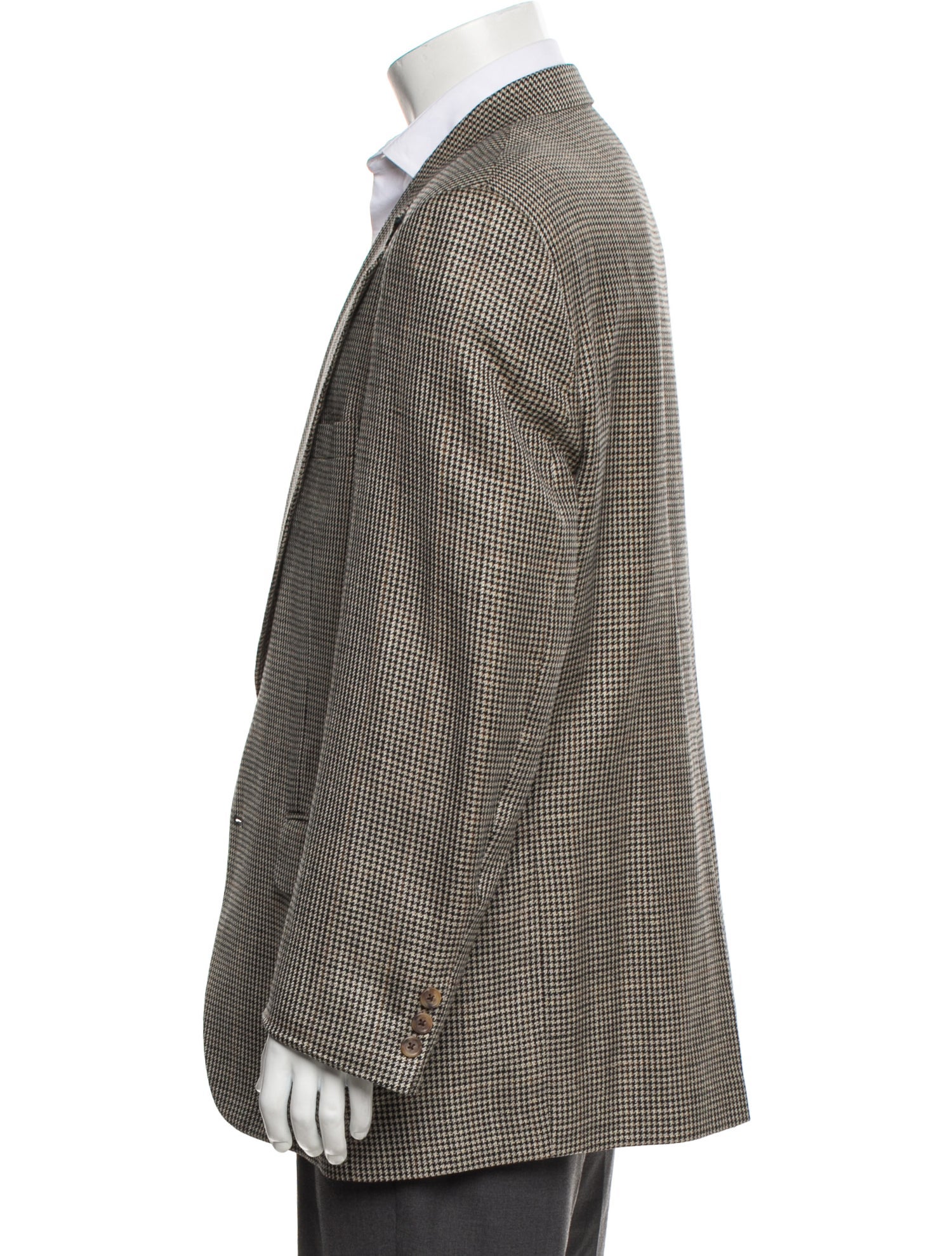 Burberry's Houndstooth Print Blazer