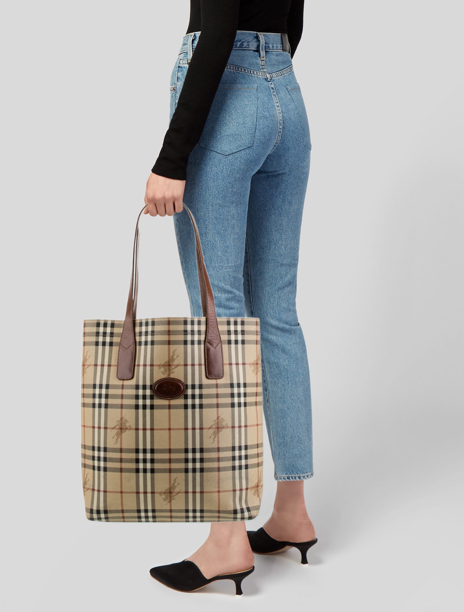 Burberry's Haymarket Check Tote
