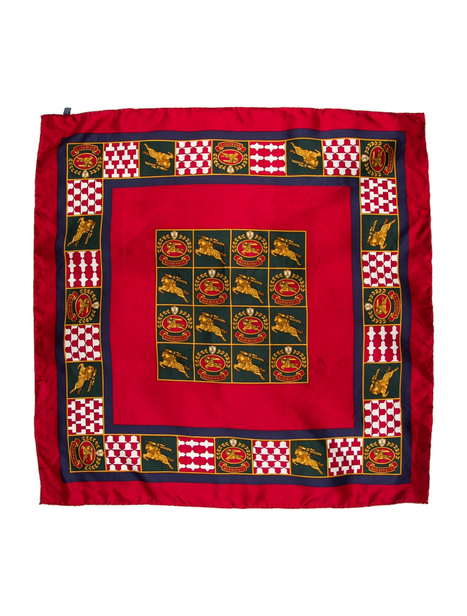 Burberry's HorseFerry Silk Scarf