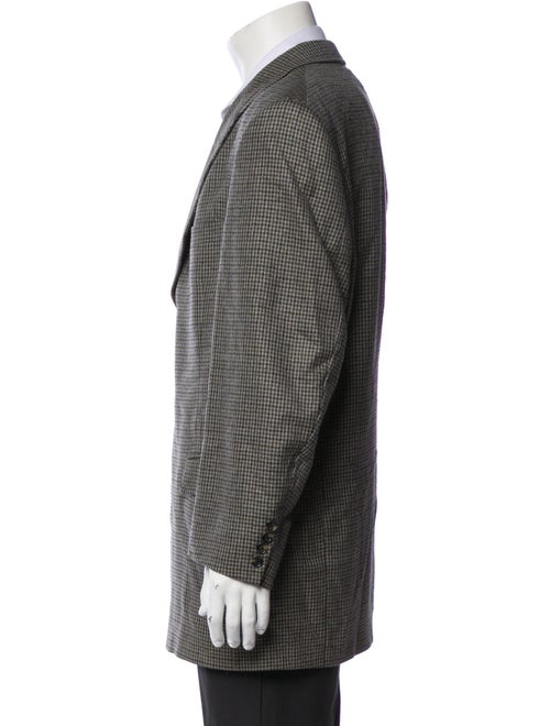 Burberry's Wool Houndstooth Print Blazer
