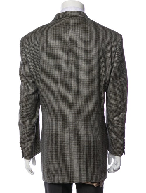 Burberry's Wool Houndstooth Print Blazer