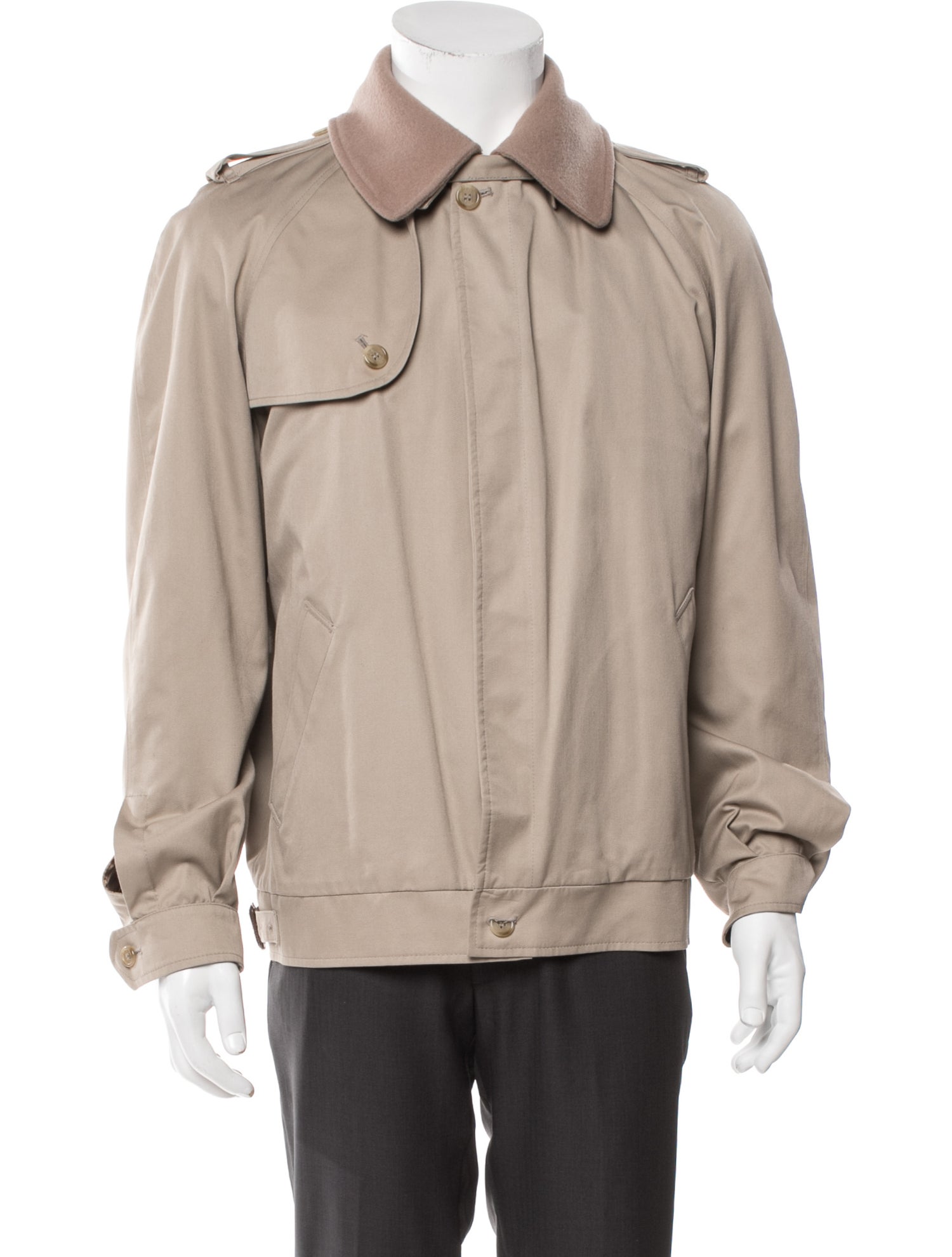 Burberry's House Check Pattern Wool Parka