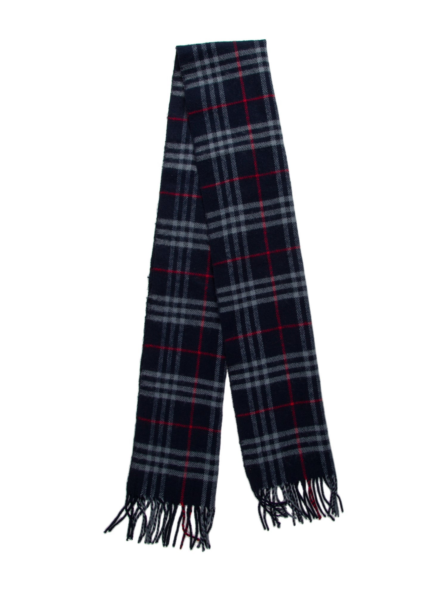 Burberry's Cashmere Plaid Print Scarf